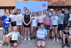 „Die Pappschachteln“ (Klasse 5 a) der Grundschule Karstädt machten den Erfolgstag für ihre Schule rund und folgten auf dem zweiten Platz. - Foto: LK Prignitz