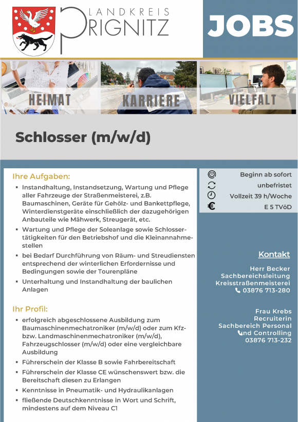 Schlosser (m/w/d) - Seite 1