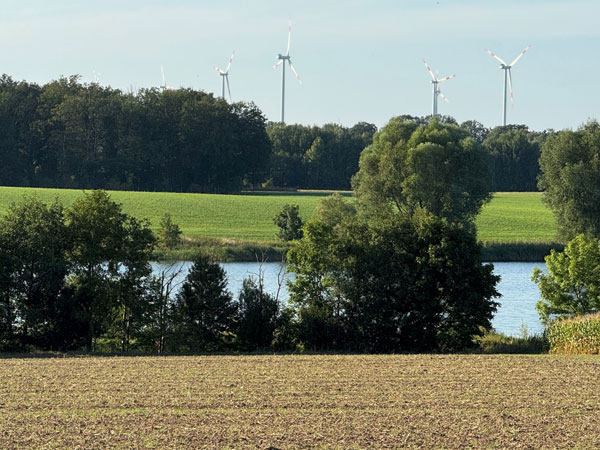 Man kann ihn sich gut als Landschaftssee vorstellen: Der Speicher Preddöhl. Foto: Bernd Atzenroth / Landkreis Prignitz