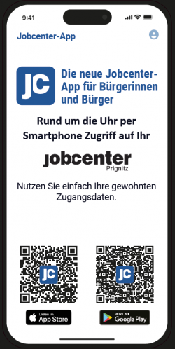 Jobcenter in der App