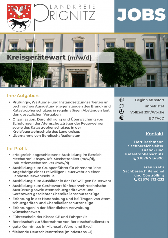 Kreisgerätewart (m/w/d) - Seite 1