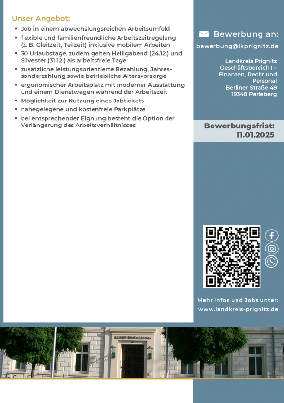 Sachbearbeiter Wasserwirtschaft/ Grundwasser (m/w/d) - befristet bis 31.12.2027 - Seite2