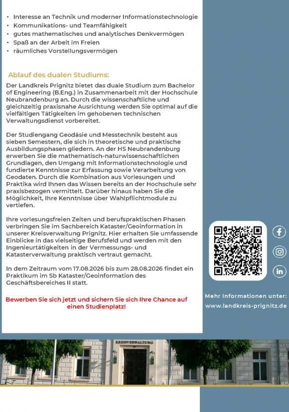 Duales Studium Geodäsie und Messtechnik (B.Eng.) .- Seite 2